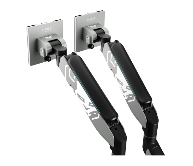 Diablo Chairs X-ARM Dual RGB szaro-czarny 1874 - 1364739 - zdjęcie 5